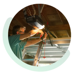 New garage door installation